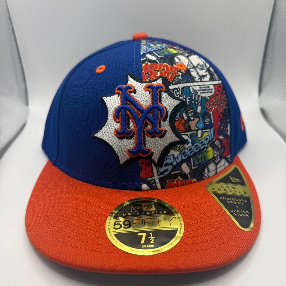 New York Mets New Era 59FIFTY Low Profile Comic Hat MLB Players Weekend 7 1/2